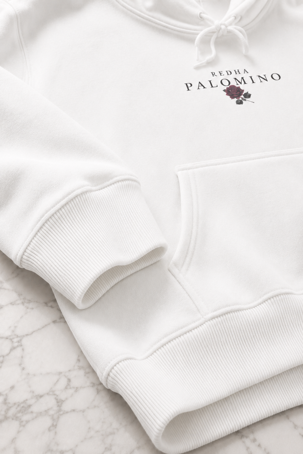 Flore Éternelle Hoodie – Dawn (White)