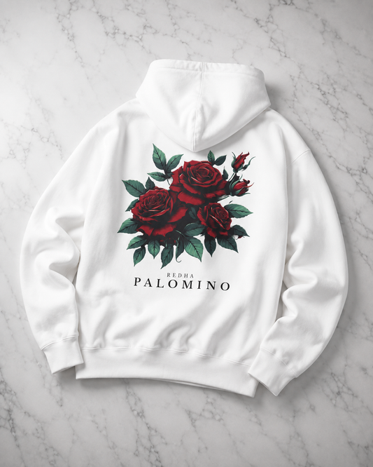 Flore Éternelle Hoodie – Dawn (White)