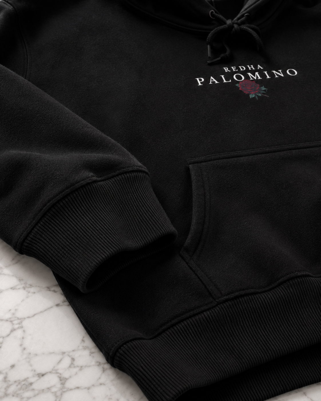 Flore Éternelle Hoodie – Onyx